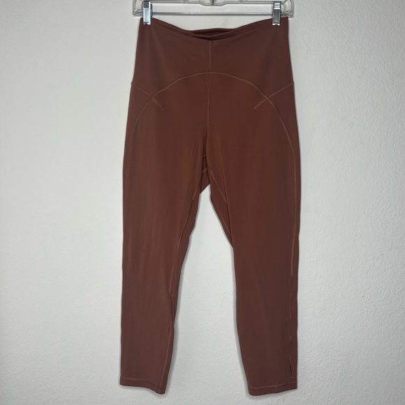 Lululemon Women’s Unlimited High-Rise Crop 23” Ancient Copper Keyhole Leggings - Picture 6 of 15
